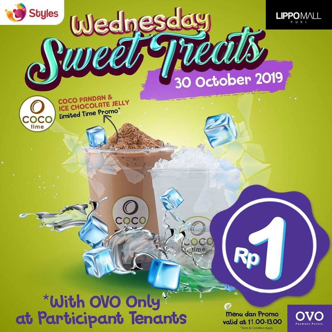 Wednesday Sweet Treats promo in lippo mall puri st. moritz