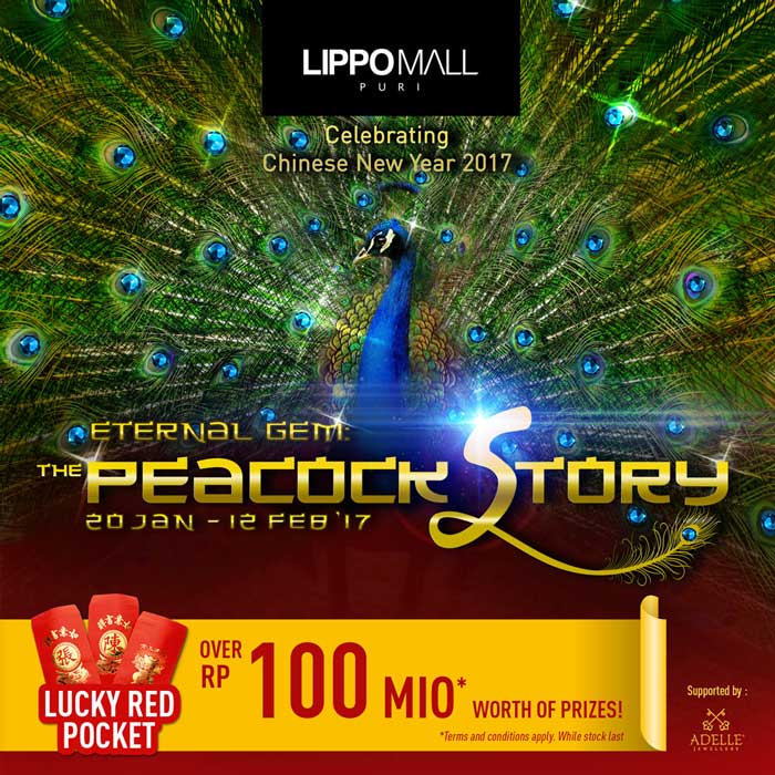 eternal gem the peacock story celebrating chinese new year revealing soon in lippo mall puri st. moritz
