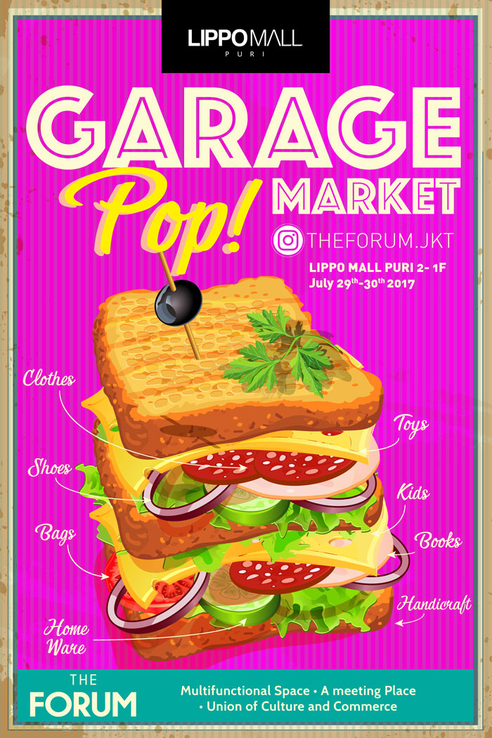 garage pop market event in lippo mall puri st. moritz