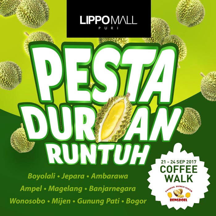 pesta durian runtuh in lippo mall puri st. moritz