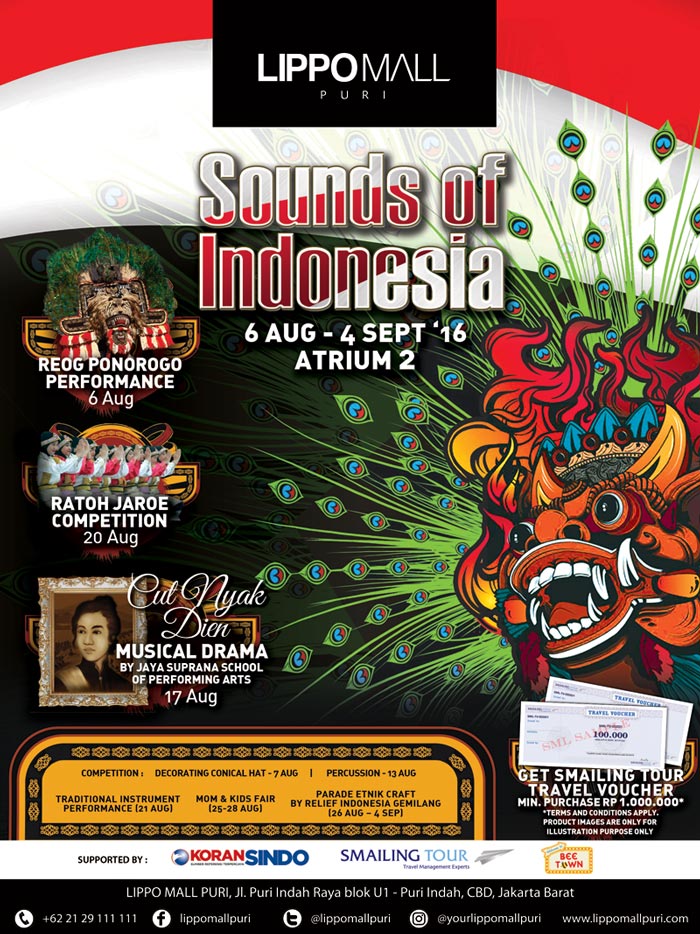 sounds of indonesia event in lippo mall puri st. moritz