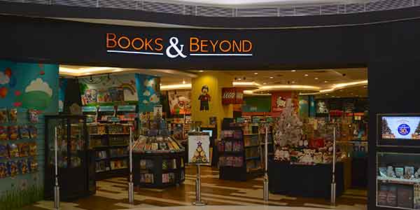 Books & Beyond shop front in lippo mall puri st. moritz