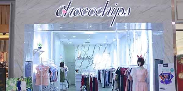 Chocochips shop front in lippo mall puri st. moritz