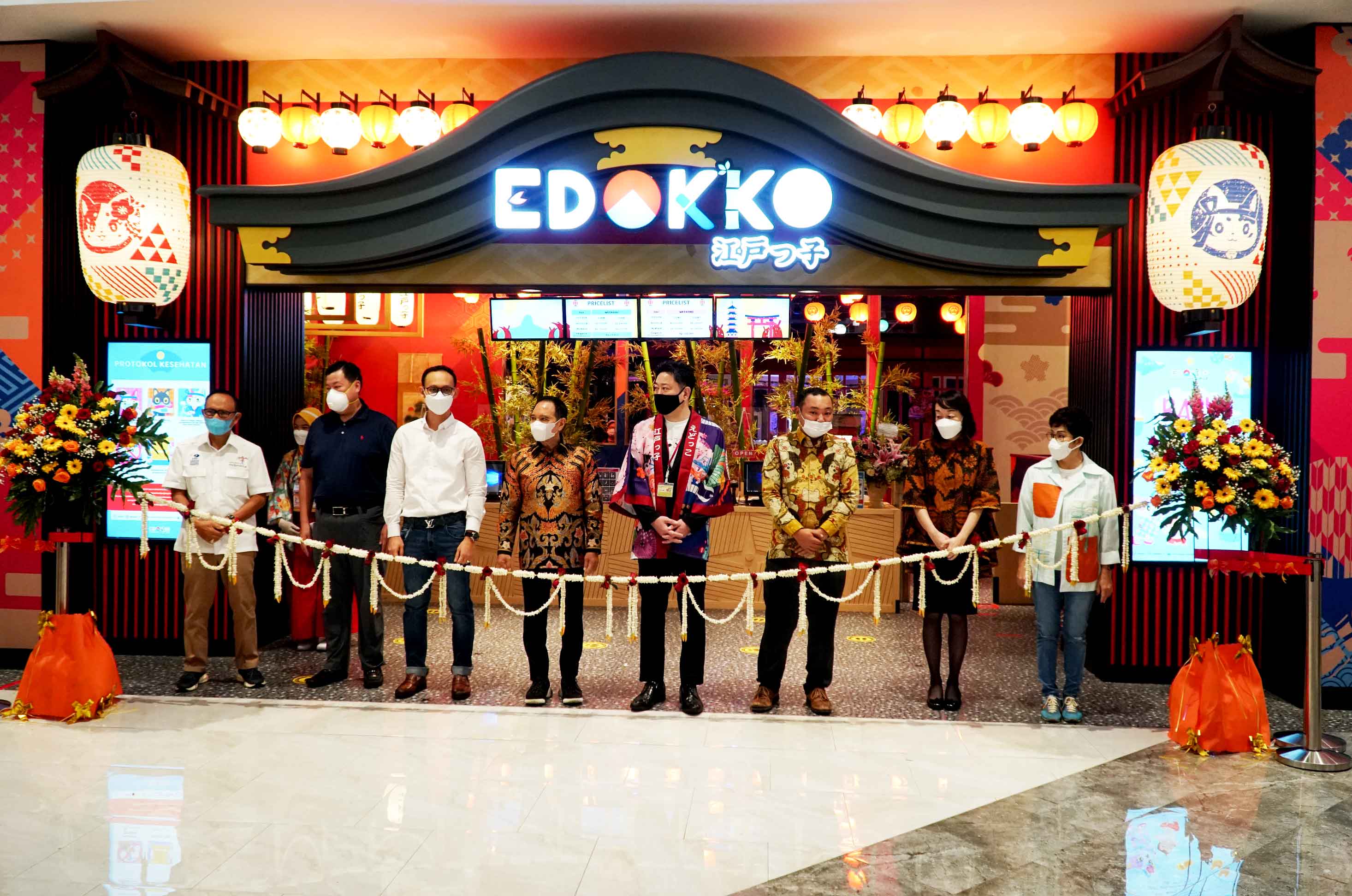 Edokko shop front in lippo mall puri st. moritz