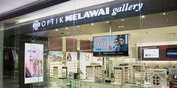 Optik Melawai shop front in lippo mall puri st. moritz