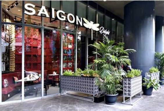 Saigon Delight shop front in lippo mall puri st. moritz