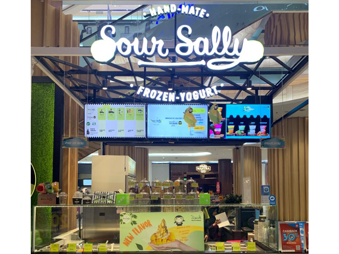 Sour Sally 2 shop front in lippo mall puri st. moritz