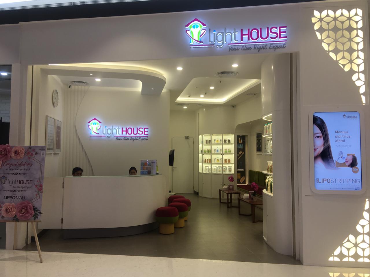 Light House shop front in lippo mall puri st. moritz