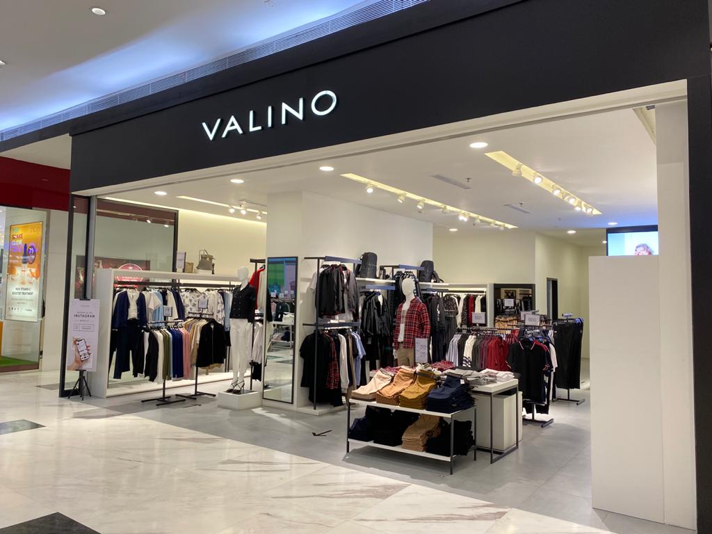 Valino shop front in lippo mall puri st. moritz
