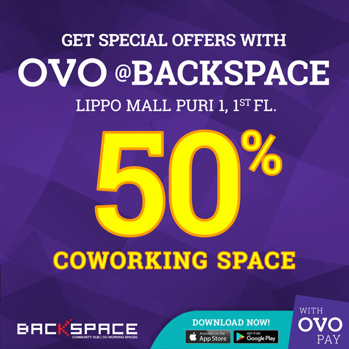 coworking hot seats with ovo in lippo mall puri st. moritz