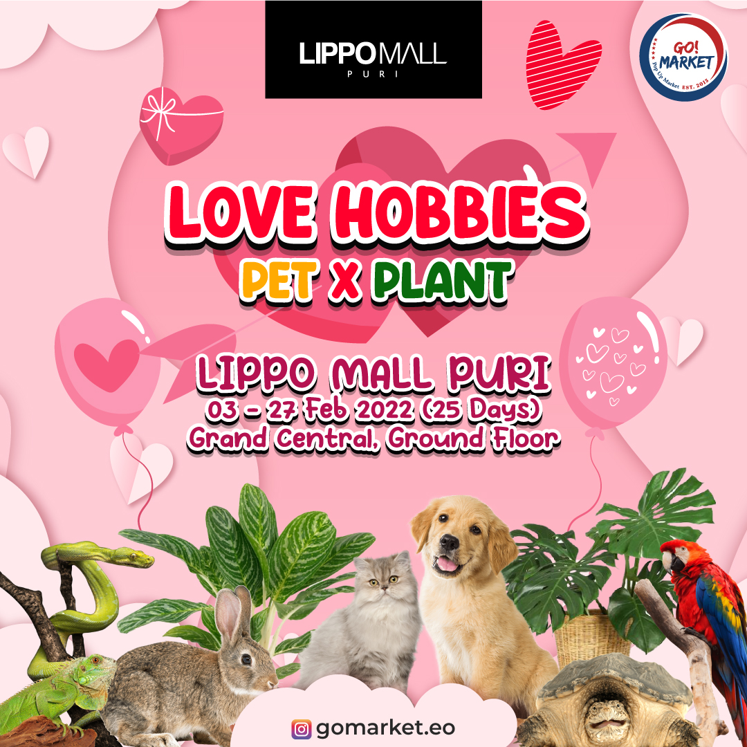 Love Hobbies Pet X Plant in lippo mall puri st. moritz