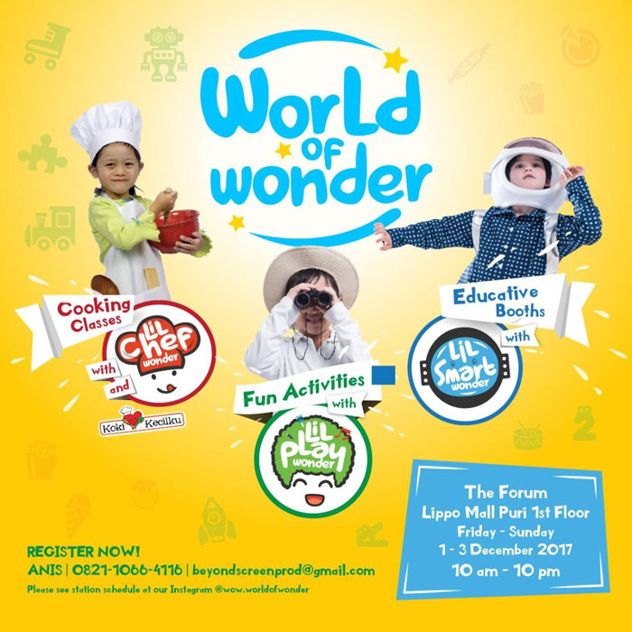world of wonder event in lippo mall puri st. moritz