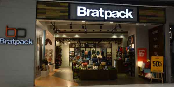 Bratpack shop front in lippo mall puri st. moritz