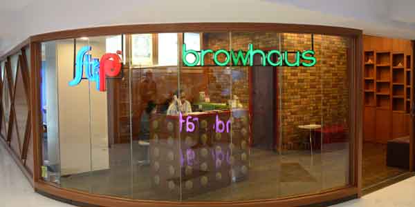 Strip & Browhaus shop front in lippo mall puri st. moritz