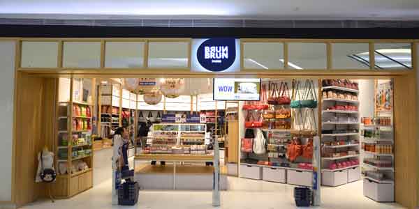 Brun Brun shop front in lippo mall puri st. moritz