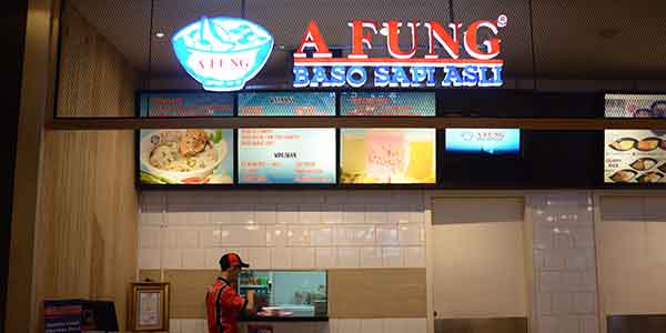 A Fung shop front in lippo mall puri st. moritz