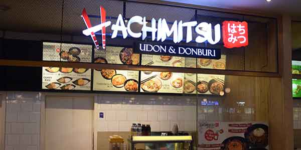 Hachimitsu shop front in lippo mall puri st. moritz