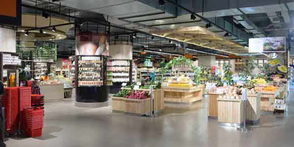 The Food Hall shop front in lippo mall puri st. moritz