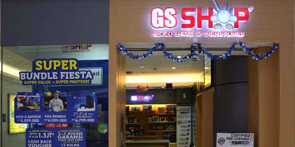 GS Shop shop front in lippo mall puri st. moritz