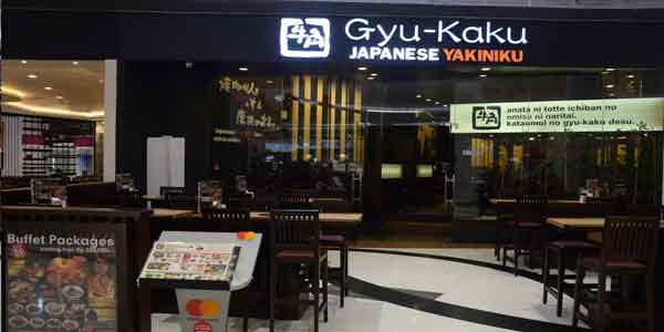 Gyu-kaku shop front in lippo mall puri st. moritz