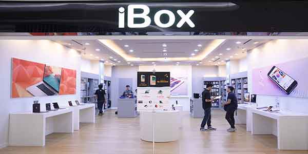 iBox shop front in lippo mall puri st. moritz