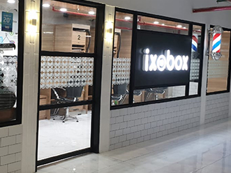 Ixobox shop front in lippo mall puri st. moritz