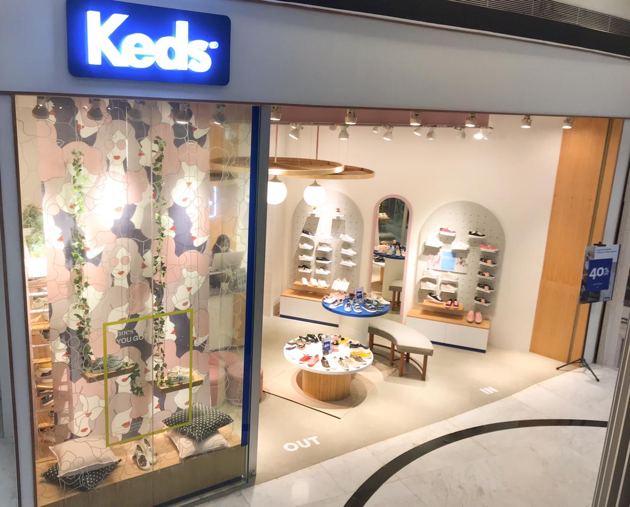 Keds shop front in lippo mall puri st. moritz