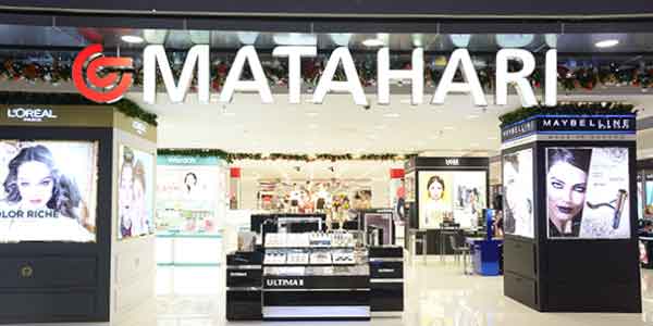 Matahari shop front in lippo mall puri st. moritz