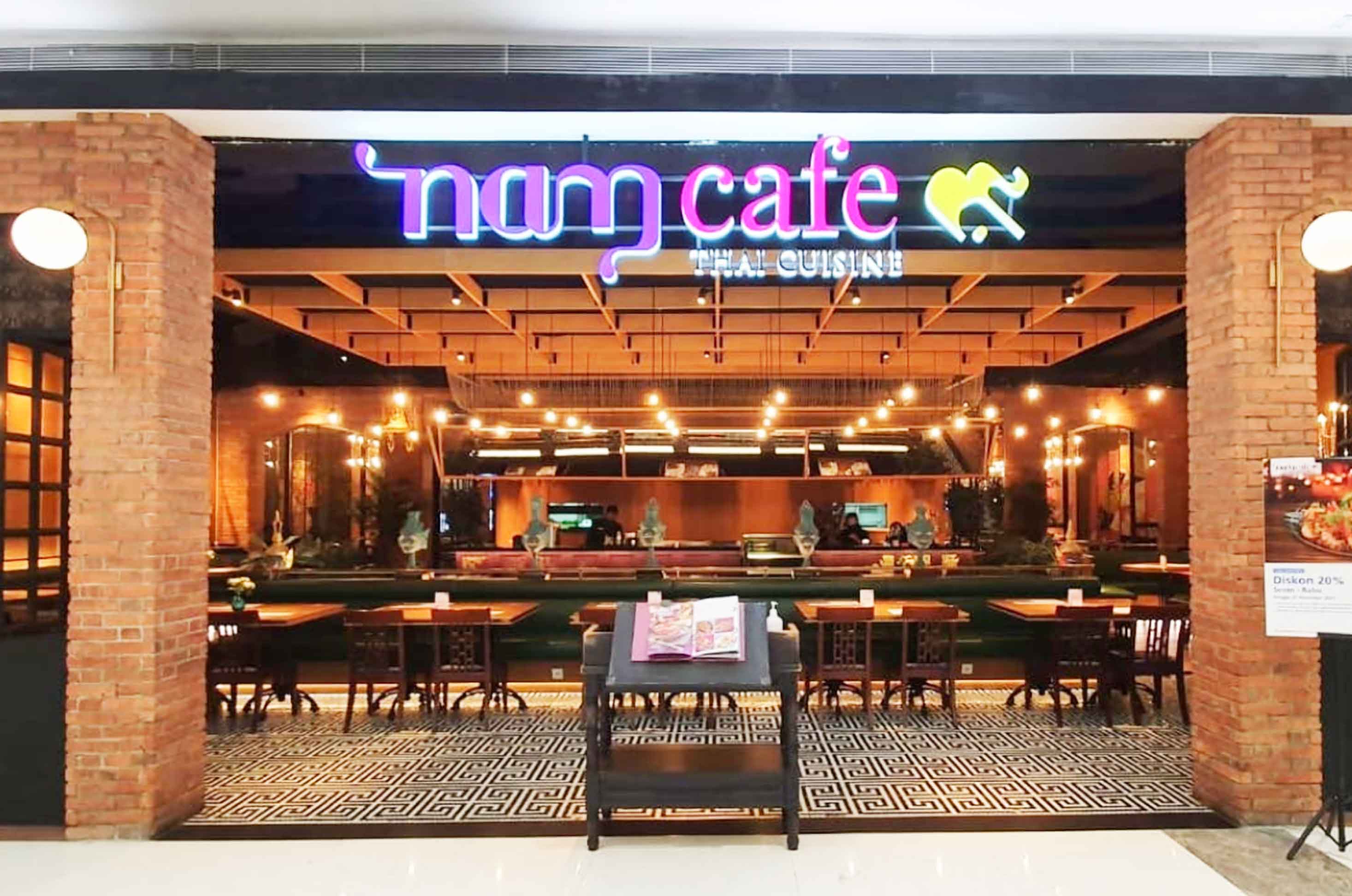 Nam Cafe shop front in lippo mall puri st. moritz