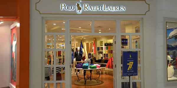 Polo Ralph Lauren shop front in lippo mall puri st. moritz