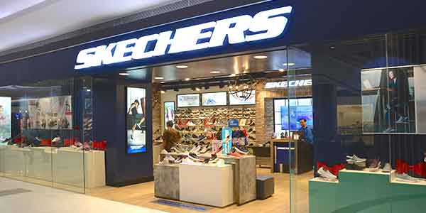 Skechers shop front in lippo mall puri st. moritz