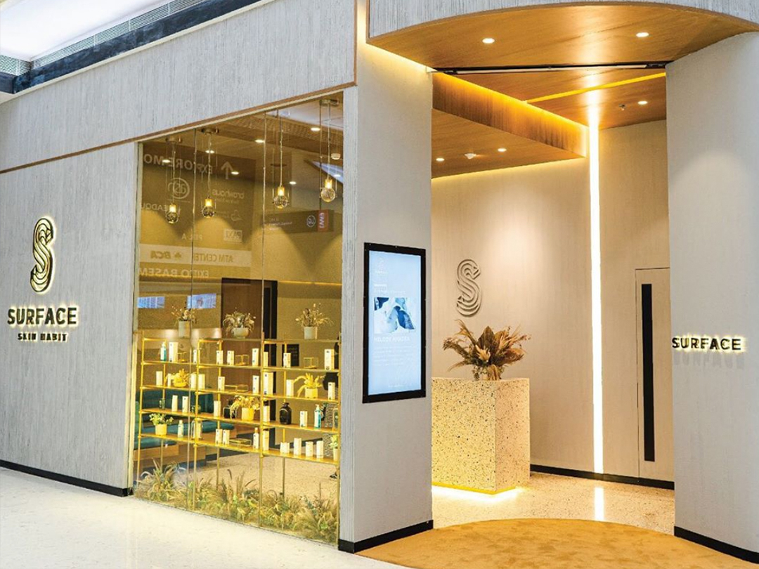 Surface Skin Habit shop front in lippo mall puri st. moritz