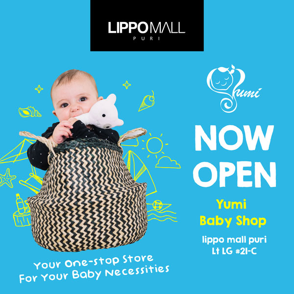 yumi baby shop promo in lippo mall puri st. moritz