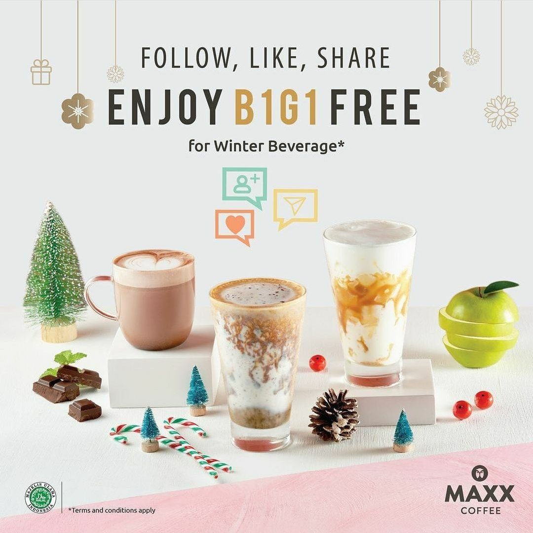 Maxx Coffee Promo in lippo mall puri st. moritz