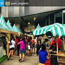 weekend organic market in lippo mall puri st. moritz